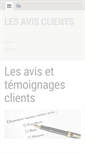 Mobile Screenshot of les-avis-clients.com